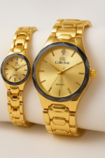 Gold Couple Watch