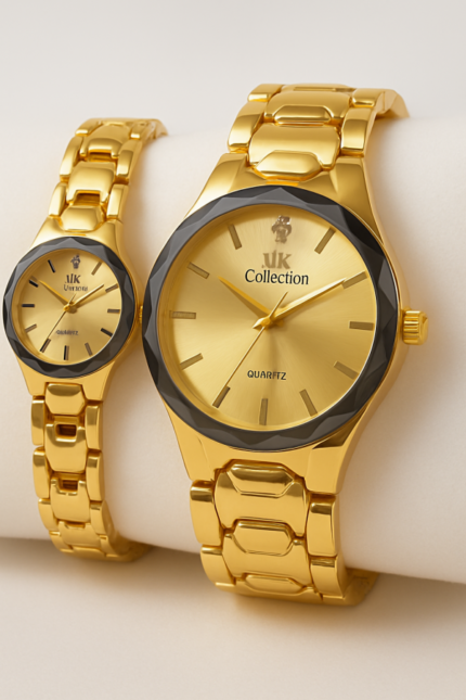 Gold Couple Watch